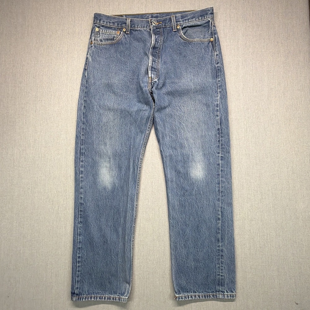 VTG Levis 501 XX Jeans Mens 38x34 (Fits‎ 35x30) Y2K 2006 Faded